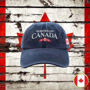 Elbows Up 1867 Canadian Embroidered Hat