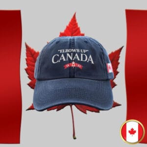 Elbows Up 1867 Canadian Embroidered Hat
