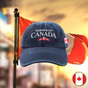 Elbows Up 1867 Canadian Embroidered Hat