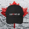 Elbows Up 2025 Hat, Canada Classic Dad Cap, Maple Leaf Embroidered Hat