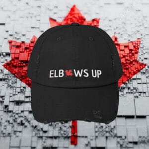 Elbows Up 2025 Hat, Canada Classic Dad Cap, Maple Leaf Embroidered Hat
