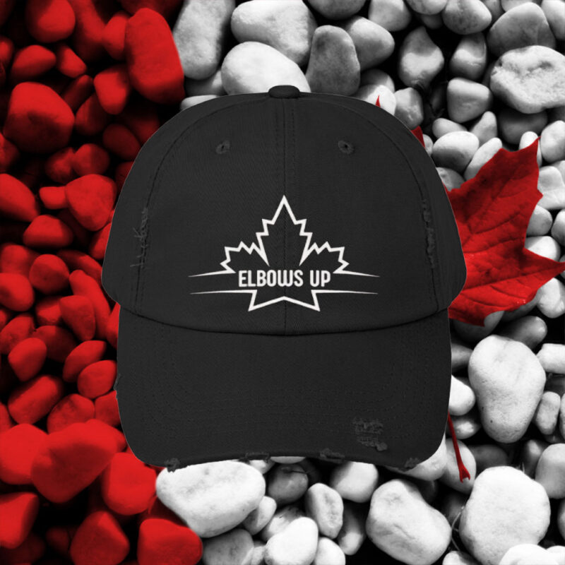 Elbows Up Baseball Cap, Pro Canada, Elbows Up Hat