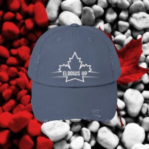 Elbows Up Baseball Cap, Pro Canada, Elbows Up Hat