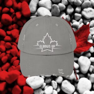 Elbows Up Baseball Cap, Pro Canada, Elbows Up Hat