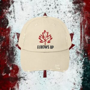 Elbows Up Baseball Hat, Canadian Pride Dad Hat, Canada Strong Hat