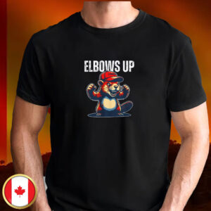 Elbows Up Beaver Canada Fight Back T-Shirt
