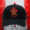 Elbows Up Beaver Maple Leaf Hats
