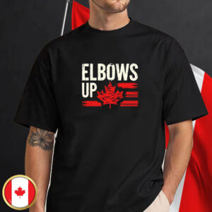 Elbows Up Canada 2025 T-Shirt - ELBOWS UP EST 1867
