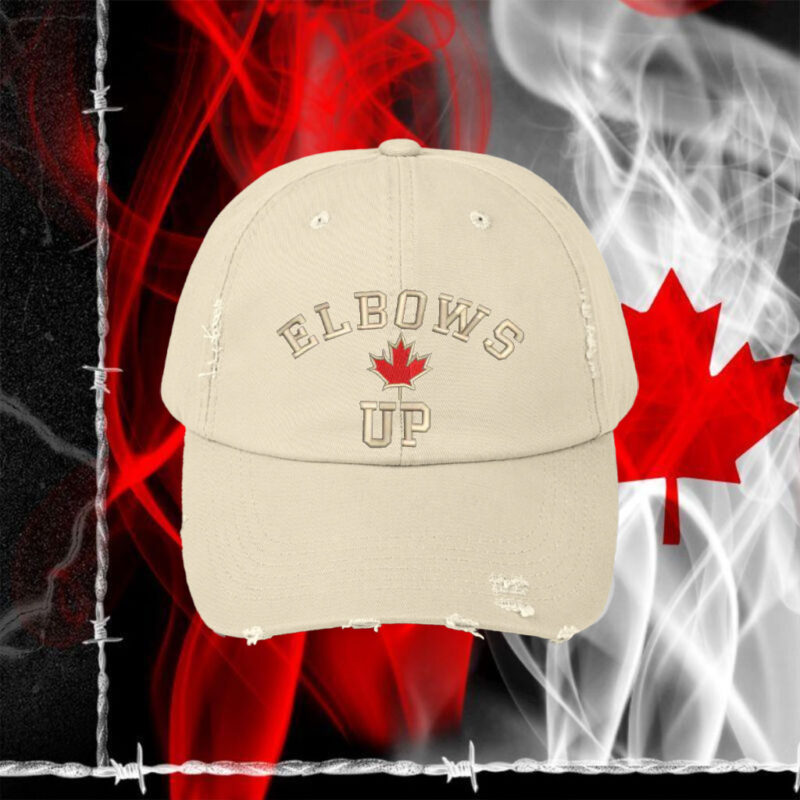 Elbows Up Canada Baseball Cap, Free Canada Hat