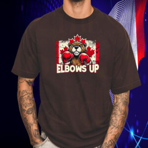 Elbows Up Canada, Canadian Hockey Culture T-Shirt