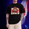 Elbows Up Canada, Canadian Hockey Culture T-Shirt