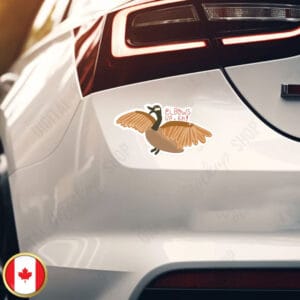 Elbows Up Canada - Canadian-made Sticker and Car Magnet