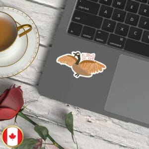 Elbows Up Canada - Canadian-made Sticker and Car Magnet
