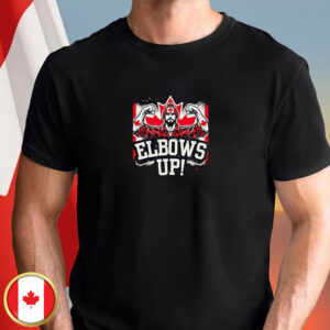Elbows Up Canada Flag T-Shirts