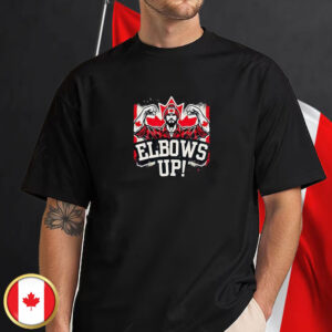 Elbows Up Canada Flag T-Shirts