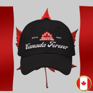 Elbows Up Canada Forever Retro Hat