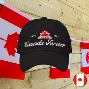Elbows Up Canada Forever Retro Hat