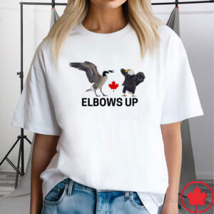 Elbows Up Canada Goose Eagles T-Shirt