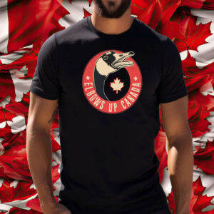 Elbows Up Canada Goose Funny T-Shirt