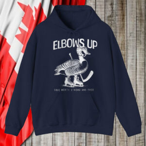 Elbows Up Canada Goose True North Strong And Free T-Shirt