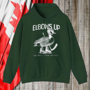 Elbows Up Canada Goose True North Strong And Free T-Shirt