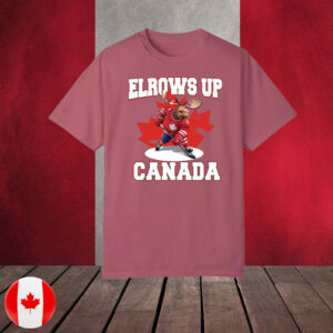 Elbows Up Canada, Great White North Hockey T-Shirt