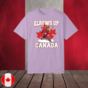 Elbows Up Canada, Great White North Hockey T-Shirt