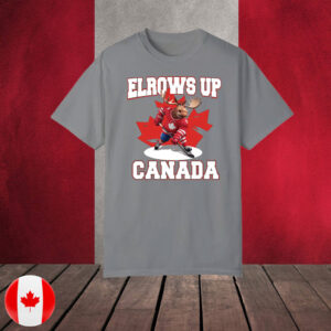 Elbows Up Canada, Great White North Hockey T-Shirt