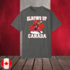 Elbows Up Canada, Great White North Hockey T-Shirt