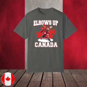 Elbows Up Canada, Great White North Hockey T-Shirt