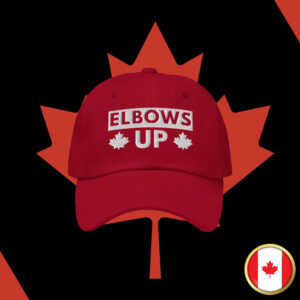 Elbows Up Canada Hat - Embroidered Cap
