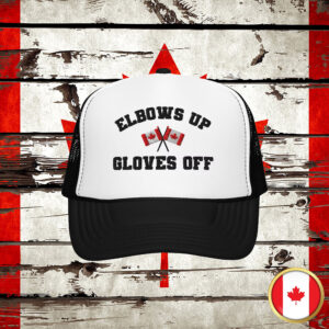 Elbows Up Canada Hat - Never 51 Trucker Cap