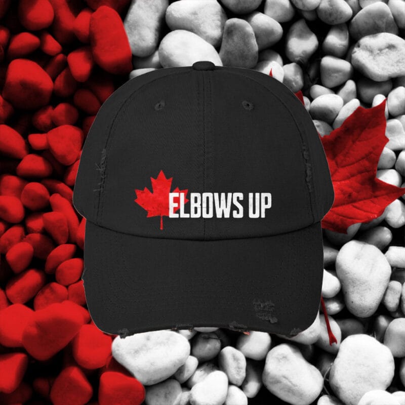 Elbows Up Canada Hat, True North Strong and Free Hat