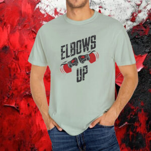 Elbows Up Canada Hockey Gloves Jersey T-Shirt