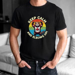 Elbows Up Canada - Keep Calm And Elbows Up T-Shirt