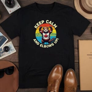 Elbows Up Canada - Keep Calm And Elbows Up T-Shirt