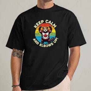 Elbows Up Canada - Keep Calm And Elbows Up T-Shirt