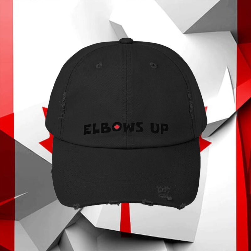 Elbows Up Canada Mesh Cap - Canadian Hat