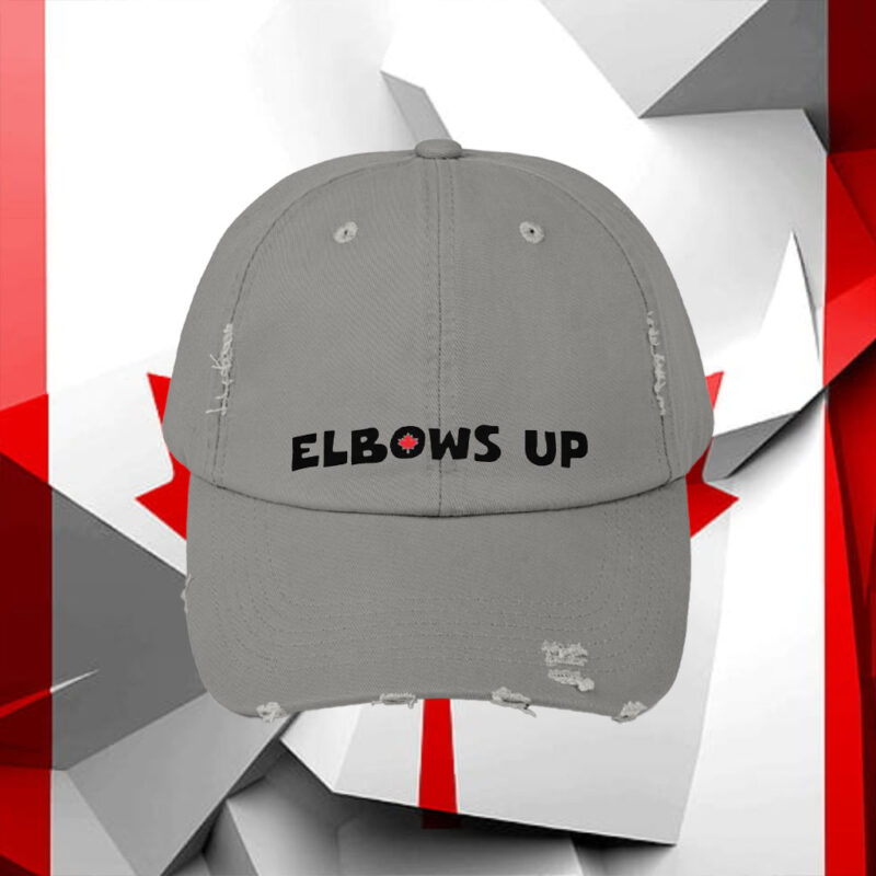 Elbows Up Canada Mesh Cap - Canadian Hat