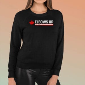 Elbows Up Canada Shirt, Proud Canadian Tee, Patriotic T-Shirt, Canada Pride Shirt