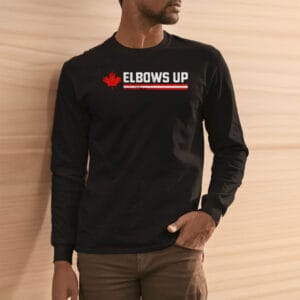 Elbows Up Canada Shirt, Proud Canadian Tee, Patriotic T-Shirt, Canada Pride Shirt