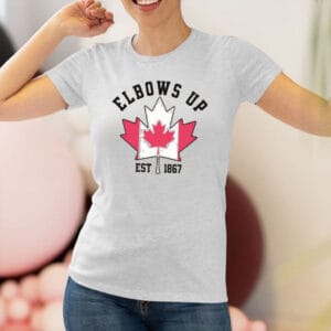 Elbows Up Canada Shirt, True North Pride, Canadian Pride Shirt, Fuck Trump Shirt, Anti Trump Shir