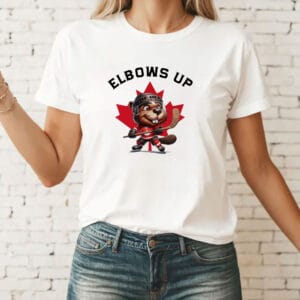 Elbows Up Canada Strong T-Shirt - Support Made In Canada