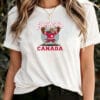 Elbows Up Canada T-Shirt - Great White North Hockey