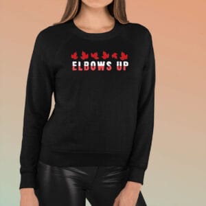 Elbows Up Canada T-Shirts, Elbows Up Canada True North Strong and Free Proud Canadian T-Shirt