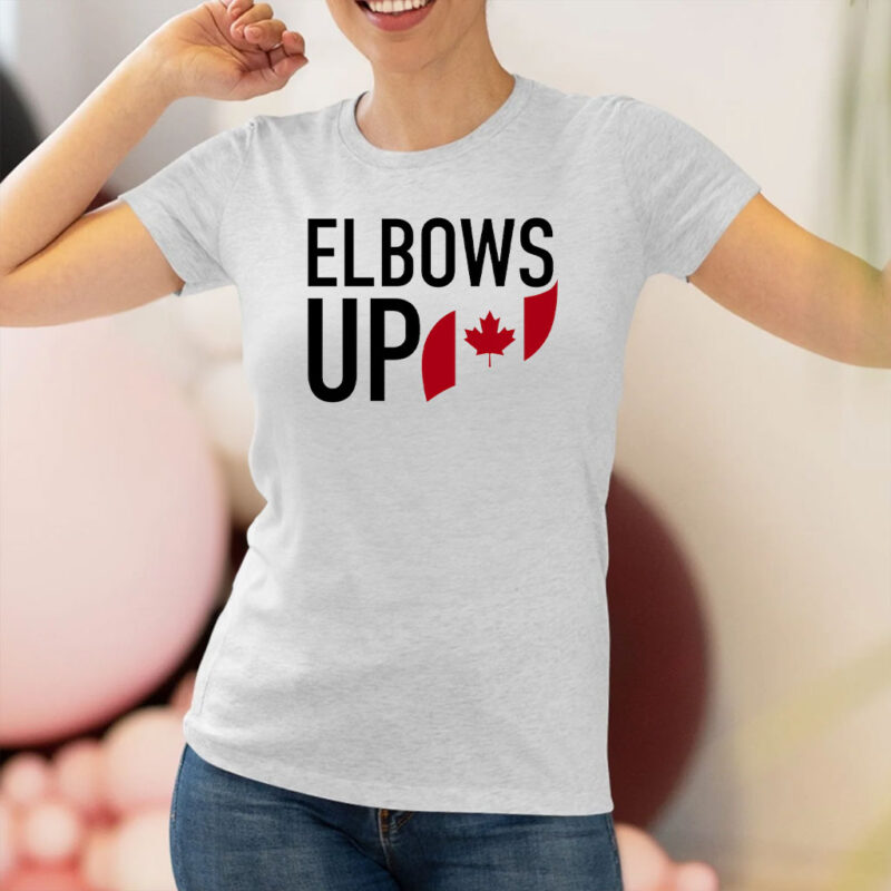 Elbows Up Canada, Trendy Canadian, Maple Leaf Flag, Canada Day Shirt