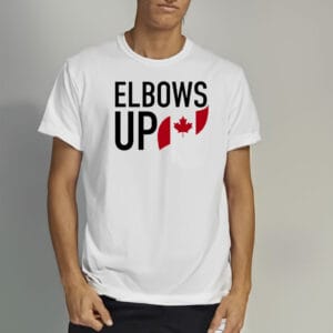 Elbows Up Canada, Trendy Canadian, Maple Leaf Flag, Canada Day Shirt