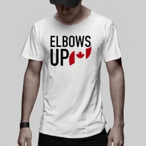 Elbows Up Canada, Trendy Canadian, Maple Leaf Flag, Canada Day Shirt