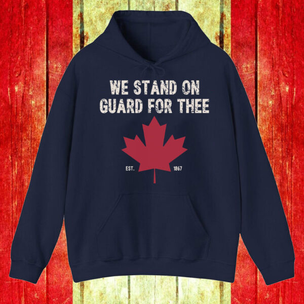 Elbows Up Canada, We Stand on Guard for Thee EST 1867 T-Shirt