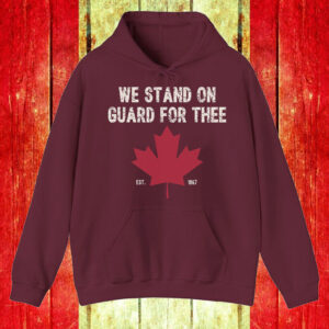 Elbows Up Canada, We Stand on Guard for Thee EST 1867 T-Shirt